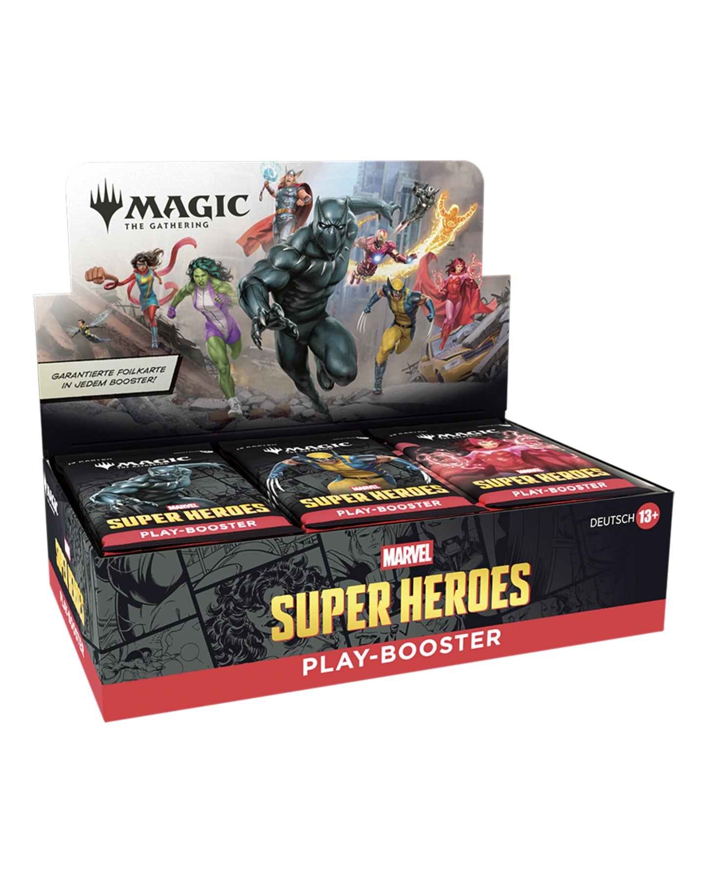 MTG - Marvel Super Heroes Play-Booster-Display ENGLISCH