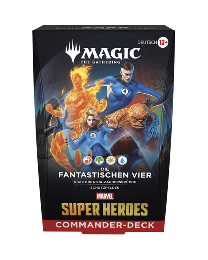 MTG - Marvel Super Heroes Commander-Deck Display (4 Decks) - DEUTSCH