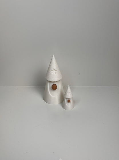 Stern-Weihnachtsmann Set – moderne 3D-gedruckte Weihnachtsdeko