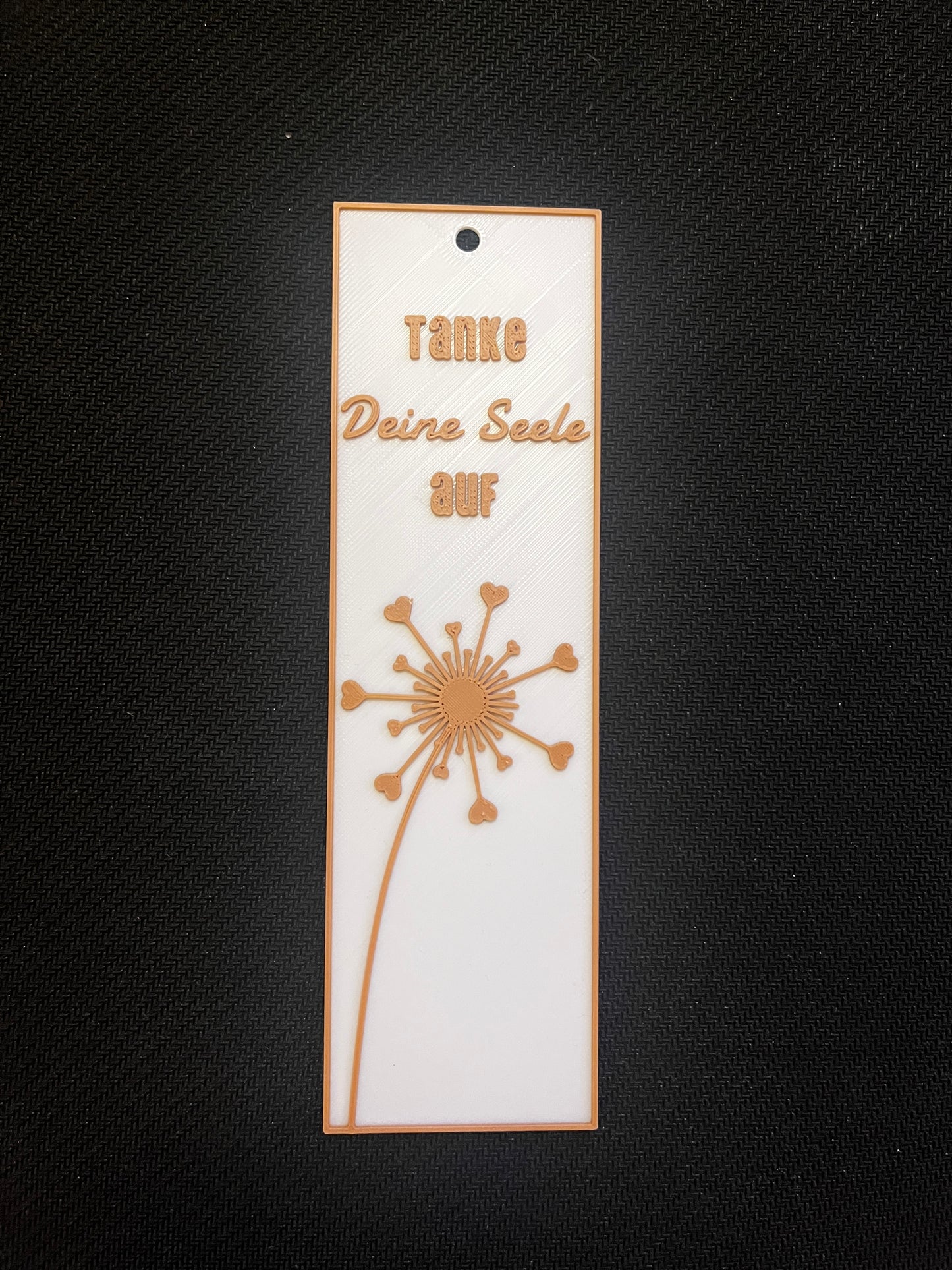 Pusteblume Lesezeichen – „Tanke Deine Seele auf“