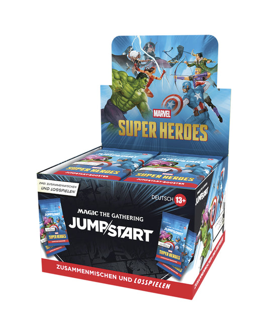 MTG - Marvel Super Heroes Jumpstart Booster Display (24 Boosters) - ENGLISCH