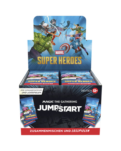 MTG - Marvel Super Heroes Jumpstart Booster Display (24 Boosters) - DEUTSCH