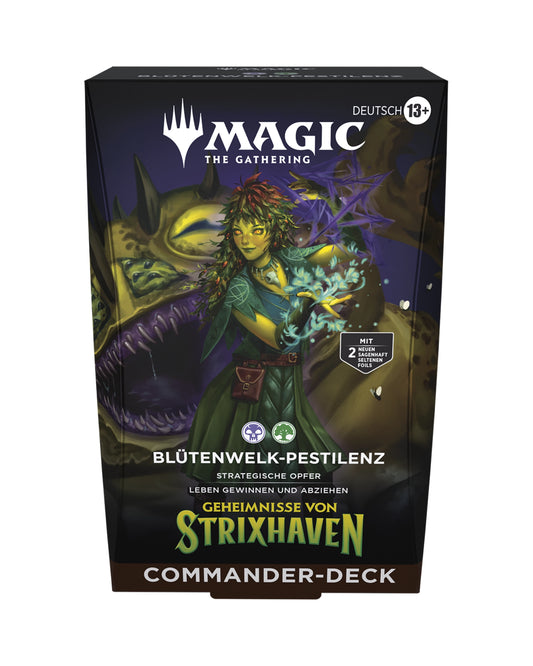 MTG Strixhaven Blütenwelk Pestilenz Commander Deck OVP