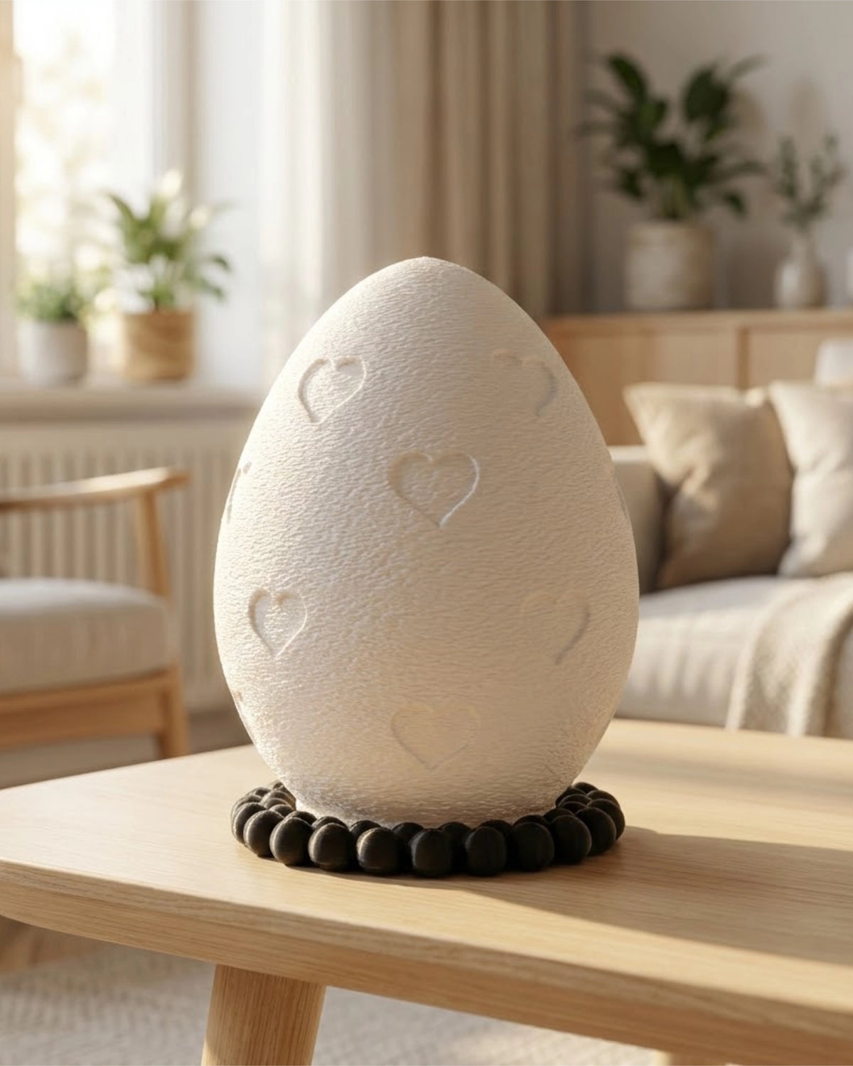 Modernes Herz-Lichtei Teelichthalter