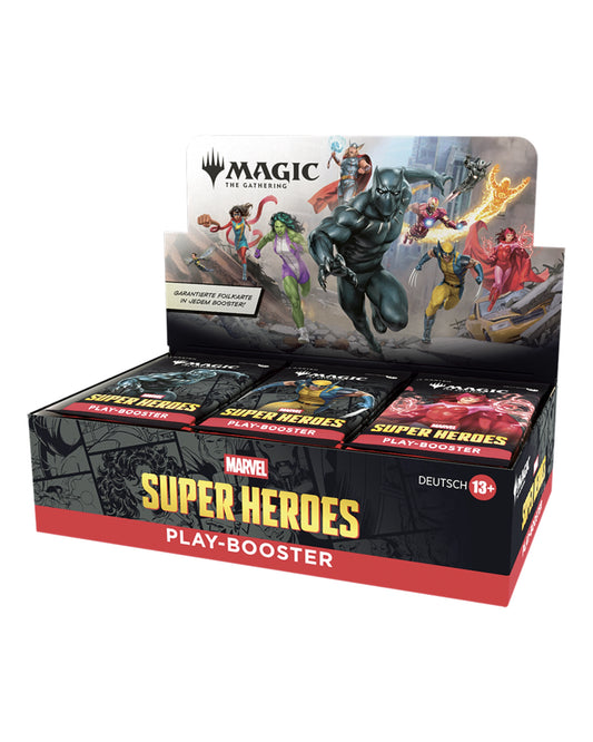 MTG - Marvel Super Heroes Play-Booster-Display ENGLISCH