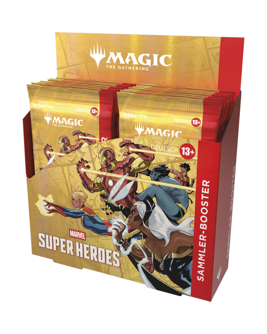 MTG - Marvel Super Heroes Collector Booster Display (12 Boosters) ENGLISCH