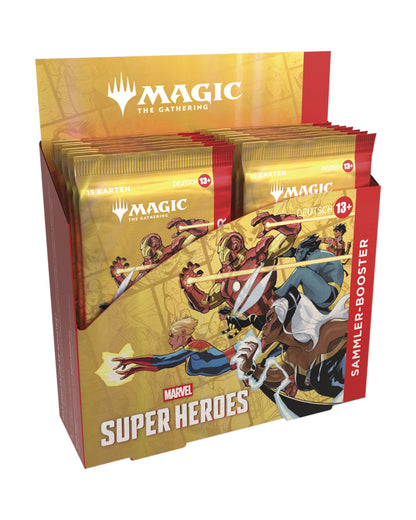 MTG - Marvel Super Heroes Collector Booster Display (12 Boosters) DEUTSCH