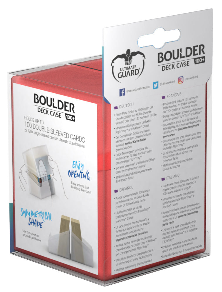 Ultimate Guard Boulder 100+ - Ruby