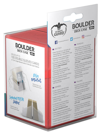 Ultimate Guard Boulder 100+ - Ruby