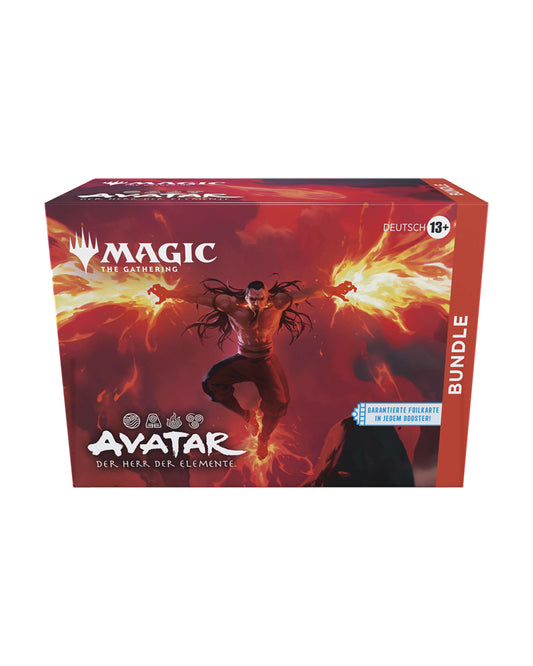 Avatar – Der Herr der Elemente Bundle – Vorderansicht des offiziellen Magic: The Gathering Bundles bei TCGMasterPrint
