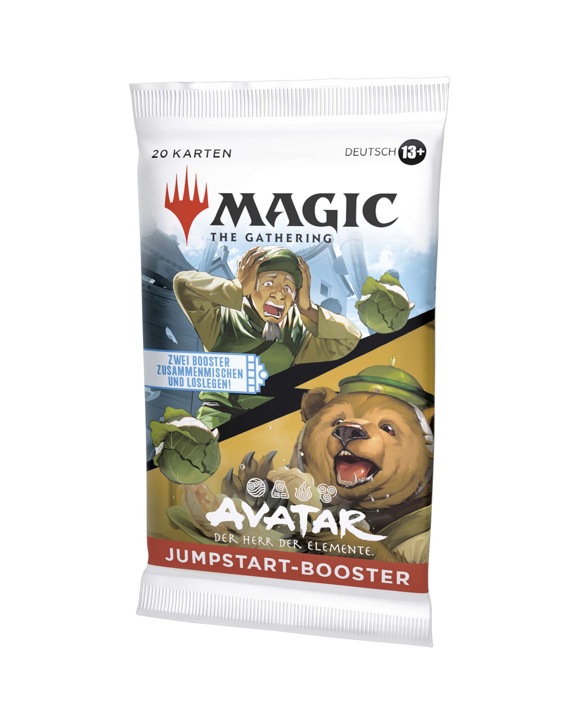 Avatar – Der Herr der Elemente Jumpstart-Booster – rechte Seitenansicht des MTG Boosters bei TCGMasterPrint
