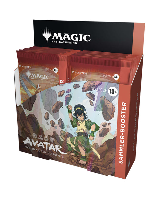 Avatar – Der Herr der Elemente Sammler-Booster-Display – Vorderansicht des Magic: The Gathering Collector Displays bei TCGMasterPrint