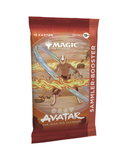 Avatar – Der Herr der Elemente Sammler-Booster – rechte Seitenansicht des MTG Collector Boosters bei TCGMasterPrint
