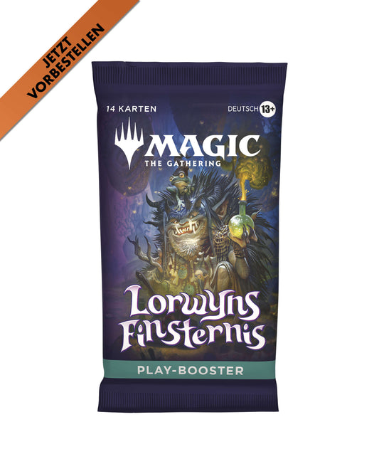 Lorwyns Finsternis Play-Booster – Vorderansicht des einzelnen Magic: The Gathering Boosters bei TCGMasterPrint-Vorbestellung