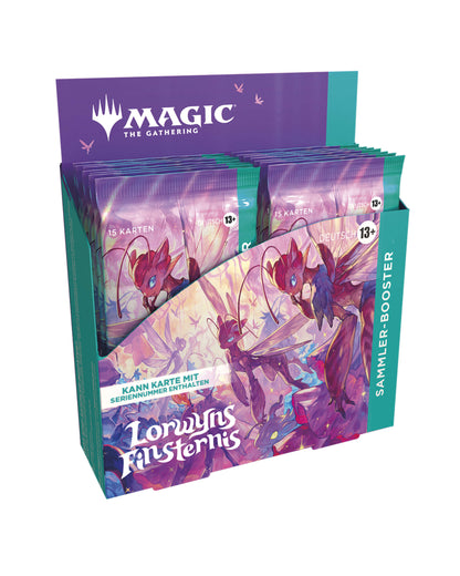 Lorwyns Finsternis Sammler-Booster-Display – linke Seitenansicht des MTG Collector Displays bei TCGMasterPrint
