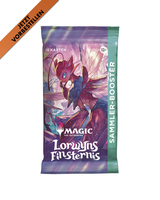 Lorwyns Finsternis Sammler-Booster – Vorderansicht des einzelnen Magic: The Gathering Boosters bei TCGMasterPrint-vorbestellung