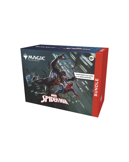 Marvel’s Spider-Man Bundle – rechte Seitenansicht des Magic: The Gathering Bundles im exklusiven Marvel-Stil bei TCGMasterPrint
zweites